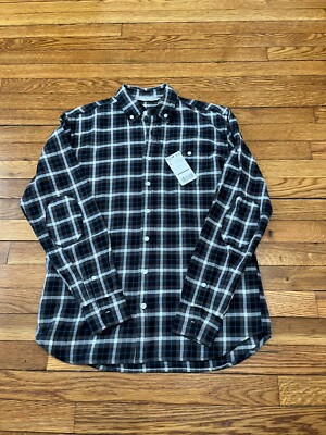 Mango Man MNG Men's Plaid Button Down Shirt Size XS Casual Fit NWT