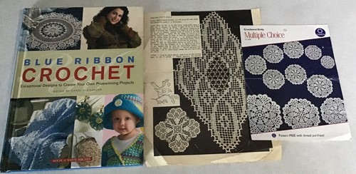 Large Lot Of 40 Crochet And Knit Leaflets Books Afghans, Doilies, #3 - Bild 14 von 18