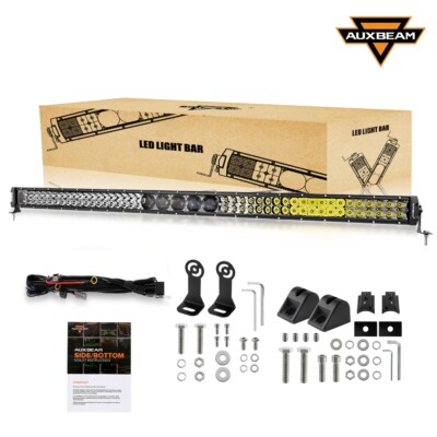 AUXBEAM 52'' 320W 37600lm Dual Row LED Work Light Bar Off-road Driving Light Set