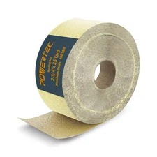 POWERTEC 4RA1140 Longboard Continuous Roll 2-3/4? by 25 Yard Sanding Paper G...