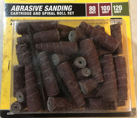 52 Pc Mini Sanding Cone Engine Porting Assortment Kit 80 and 120, Abrasive Tool