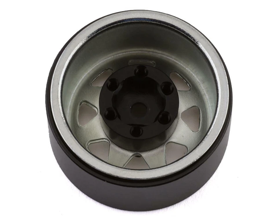 RC4WD Stamped Steel 1.0" Stock Beadlock Wheels (Silver) (4) [RC4ZW0263] - Image 2 of 4