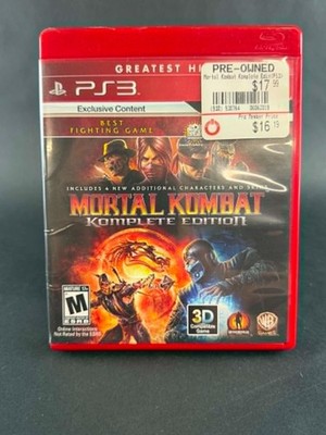 Mortal Kombat Komplete Edition (Sony PlayStation 3) PS3 Manual CIB Complete