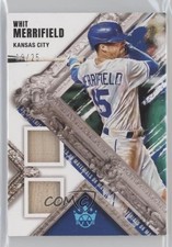 2022 Diamond Kings DK Materials Holo Platinum Blue 19/25 Whit Merrifield 0c3