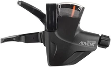 microSHIFT ADVENT Quick Trigger Pro 1x9-Speed Shifter with Short Reach & Clear