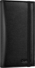 Checkbook Covers for Personal Checkbook Holder RFID Premium Vegan Leather Checkb