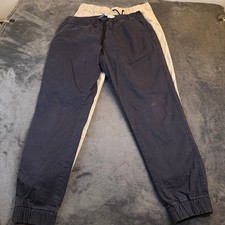 Pantalones Jogger Antiguos Azul Marino Modernos Para Hombre Medianos Beige Azul Marino Integrados Flex Paquete de 2