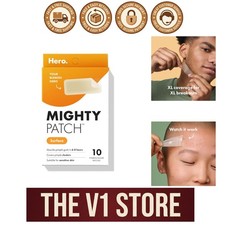 Ultra-Effective Hydrocolloid Acne Patches - Jumbo Size for Face  Body, 10 Count