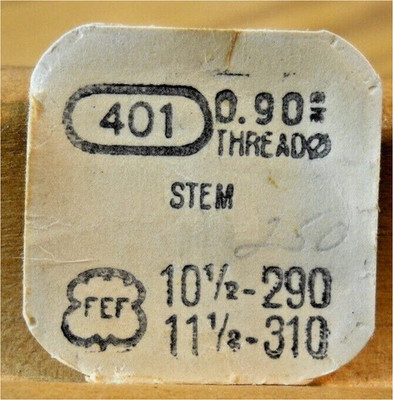 Fleurier FEF Part 401 Winding Stem - Caliber 290 / 310   10 ½ / 11 ½ Linge Part