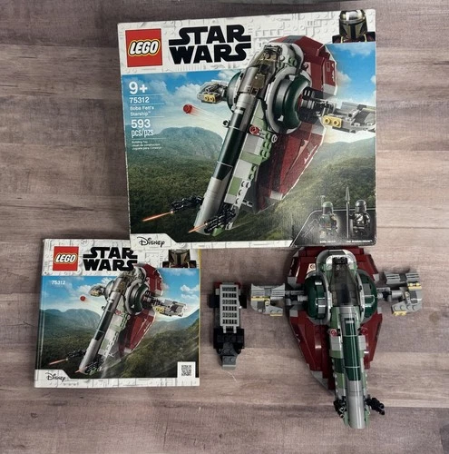 LEGO Star Wars Boba Fett’s Starship 75312 + box + instructions - No minifigs
