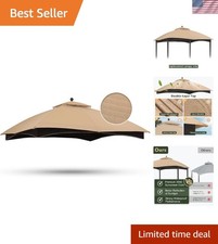 Fire-Retardant Riplock Canopy Top for Lowe's Allen Roth Gazebo - Easy Upgrade