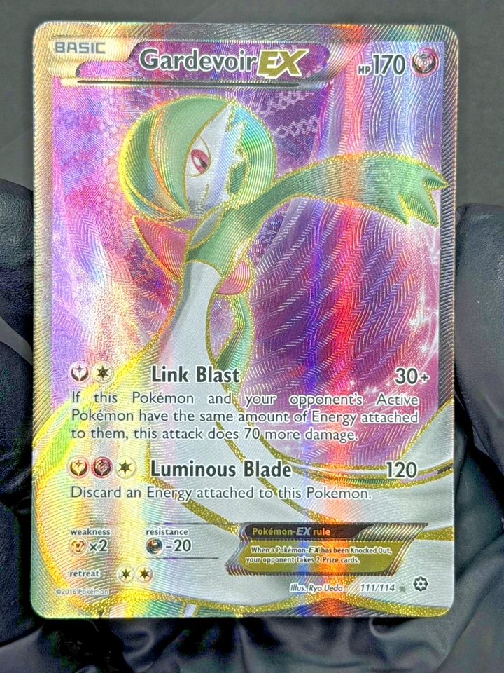2016 TCG Pokémon #111 Gardevoir ex 111/114 Holo Full Art Steam Siege - Image 2 of 4