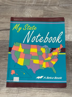 Abeka My State Notebook Student Copy 1996