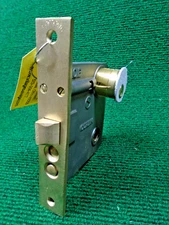 REMANUFACTURED CORBIN #1334 MORTISE LOCK w/KEYS 2 3/4" BS 6 1/4" FACE (13126)