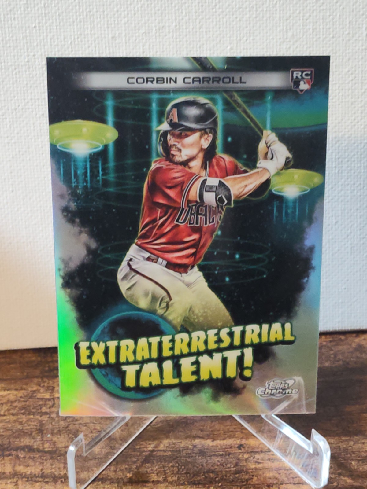 2023 Topps Chrome Cosmic Corbin Carroll Extraterrestrial Talent Insert RC #ET-7