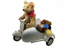 Steiff Animal 672019 Vespa Teddy 27  15 cm  Vespa 27 x 20 x 22 cm. Excellen...