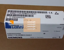 6SN1118-0DM33-0AA1 6SN1 118-0DM33-0AA1 New Siemens Rack Mount Control Module