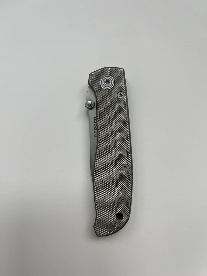 Lot Serrated Gerber Air Ranger Pocket Knife Aluminum Handles 4660721A and Evo Jr - Image 2 of 4