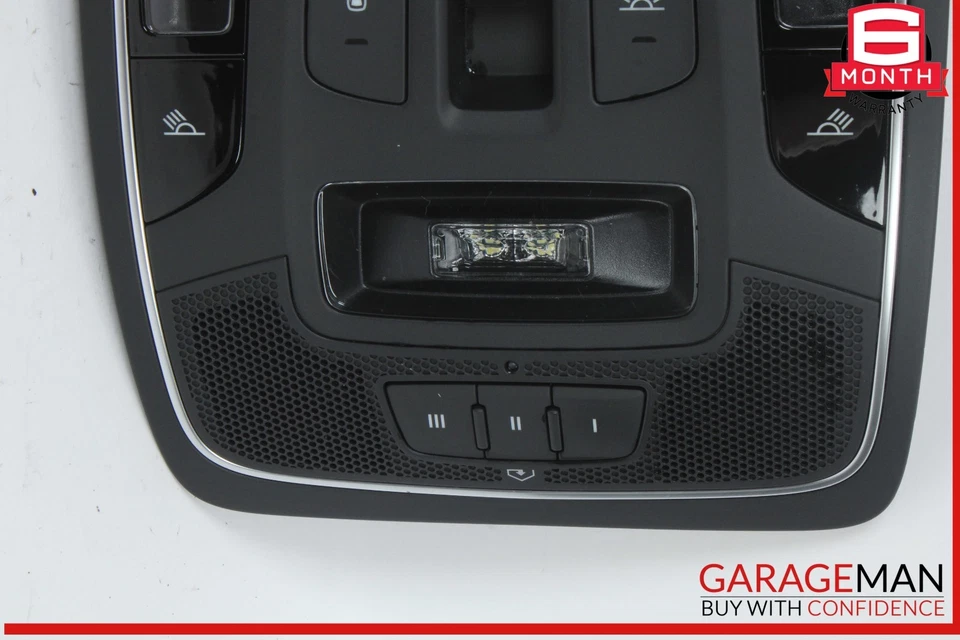 12-18 Audi S6 A7 A6 Lámpara de luz domo interior superior delantera negra OEM Foto 4 de 4