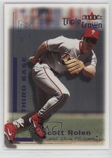 2001 Fleer Triple Crown Retail Purple Scott Rolen #22 HOF 05v0