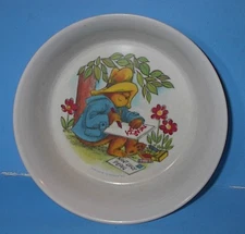 PADDINGTON BEAR CEREAL BOWL 1981 EDEN TOYS INC SILITE INC PLASTIC VERY CLEAN