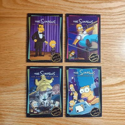 The Simpsons Season Card Frosted LOT * 4 RD87