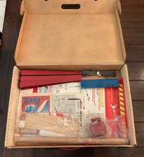 VINTAGE ESTES SIZZLER DELUXE FLYING MODEL ROCKET KIT NEW OPEN BOX COMPLETE #1432