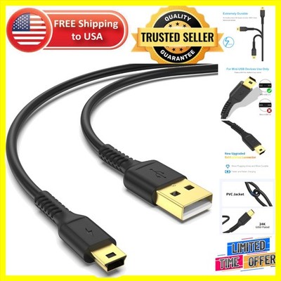 3ft Mini USB Data & Charging Cable - Durable, Fast Charging for Various Devices