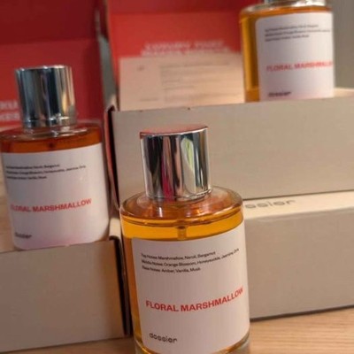 NEW Large Dossier Floral Marshmallow Perfume Love Don't Be Shy 100ml 3.4oz EDP