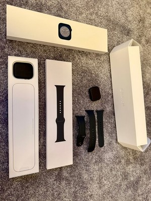 Apple Watch Series 8 45 mm GPS Mitternacht   92 % Akku, OVP