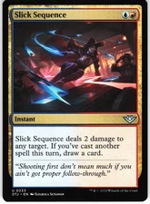 Slick Sequence U Outlaws of Thunder Junction OTJ Normal 233 MTG NM