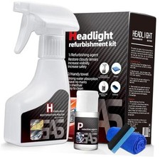 Headlight Restoration Kit,Oxidized and Yellowed Automotive Headlamps Blurring