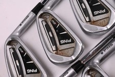 Ping i20 Eisen / 4-PW+SW / Black Dot / Regular Flex Ping CFS Schäfte
