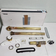 Kohler K-7271-BV Clearflo Slotted Overflow Bath Drain, Polished Chrome