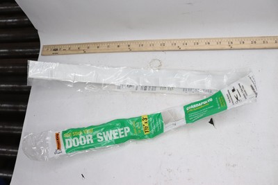 Frost King 1-1/2-in x 36-in White Self Stick Door Sweep