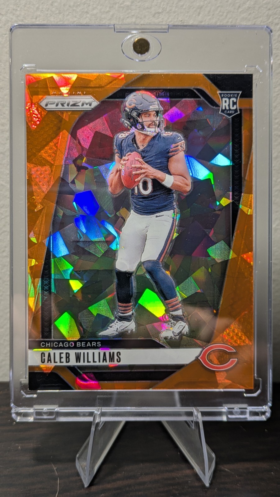 2024 Panini Prizm Caleb Williams #301 Orange Ice Rookie (RC) Chicago Bears