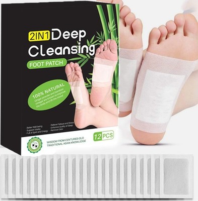 Detox Foot Patches Pads Body Toxins Feet Slimming Deep Cleansing Herbal
