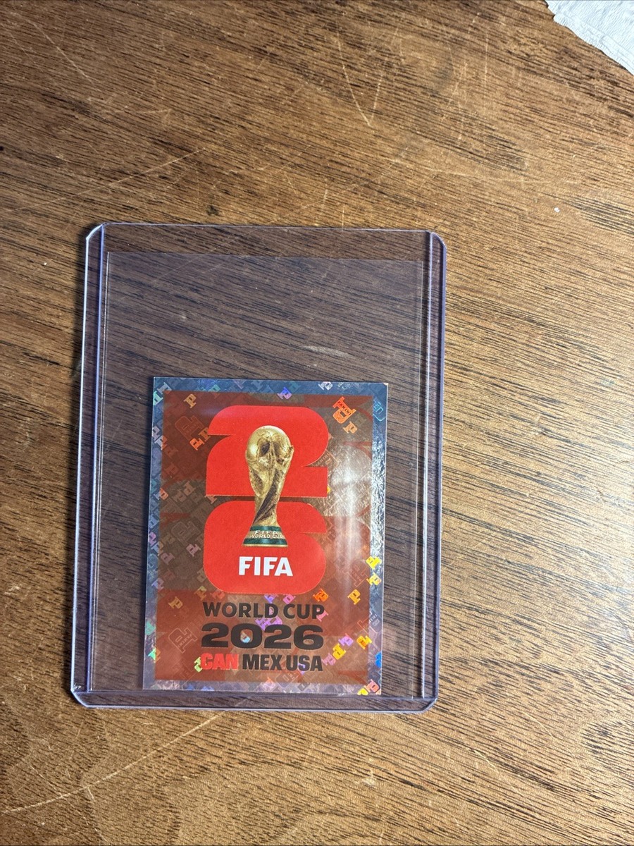 FWC 6 Panini FIFA World Cup 2026 Red Background Trophy | eBay
