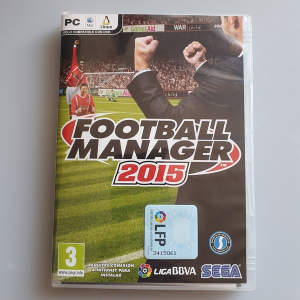 🎮 FOOTBALL MANAGER 2015 | PC DVD – ESPAÑOL – PAL – BUEN ESTADO | SEGA / 2014