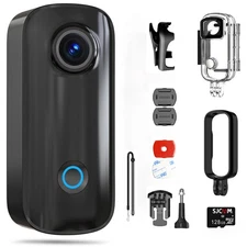 SJCAM 4K Mini Body Camera Wearable Action Cam 128GB UHD Thumb Size Hands