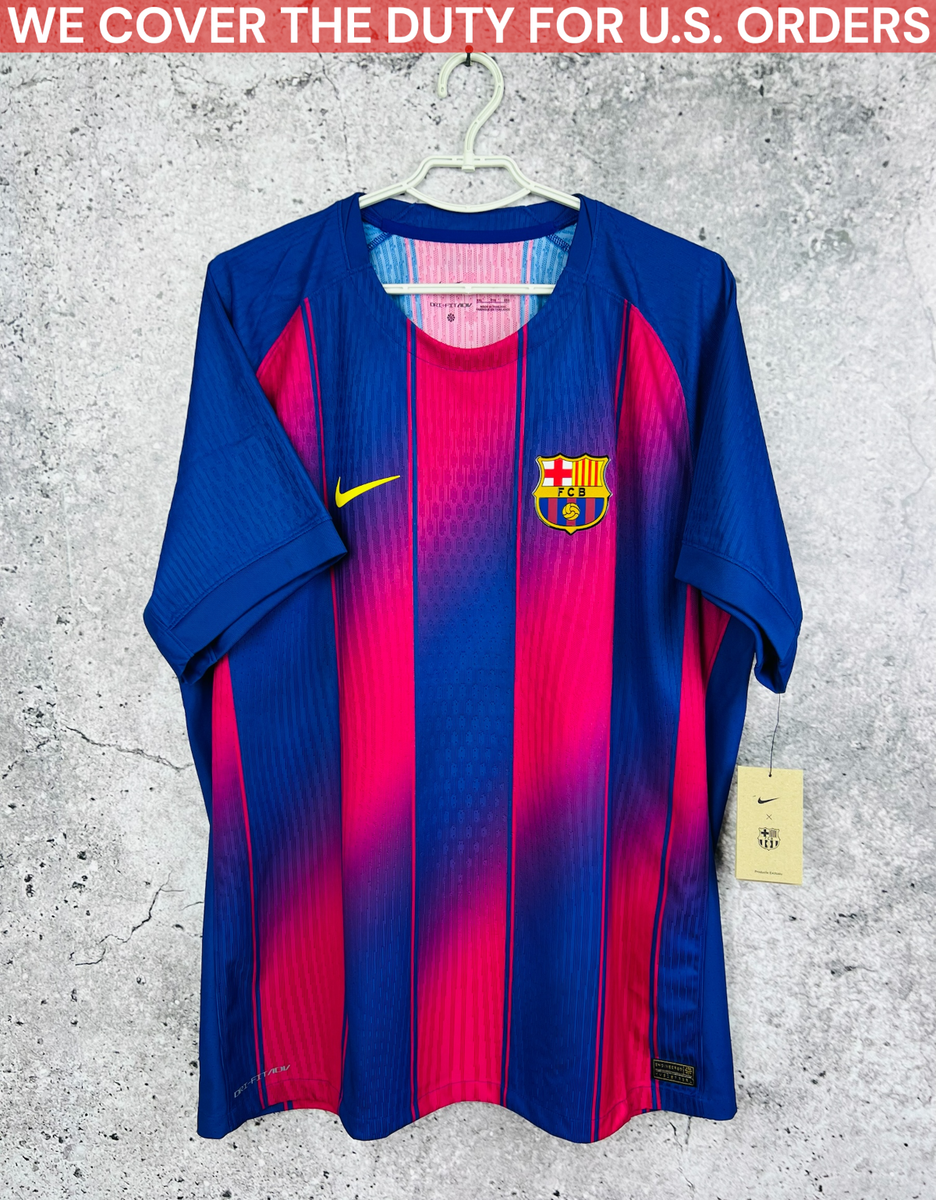 FC BARCELONA JERSEY 2025-26 PLAYER ISSUE FOOTBALL SHIRT SAMPLE