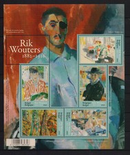 BELGIUM - 2016 Rik Wouters, Paintings #2801 - VF MNH