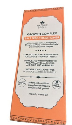 Nature Spell Growth Complex Salt Free Shampoo Infused with Ayurvedic Herbs NEW