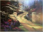 Large Signed Thomas Kinkade "Spring Gate" Limited Edition Lithograph Numbered — photo 6