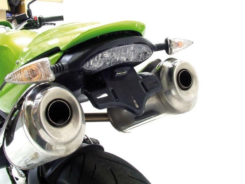 Support de plaque R&G RACING haut de gamme en finition époxy pour Speed Triple 1050 '08