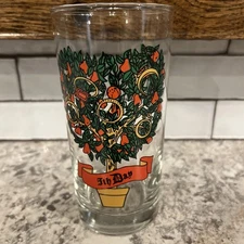 Vintage 12 Days of Christmas 5th DAY REPLACEMENT Indiana Glass Drinking Tumbler