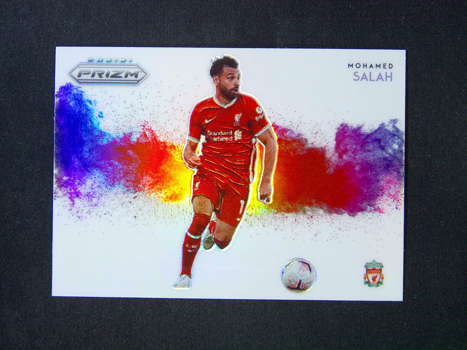2020-21 Prizm Premier League Mohamed Salah #17 Color Blast Case Hit SSP