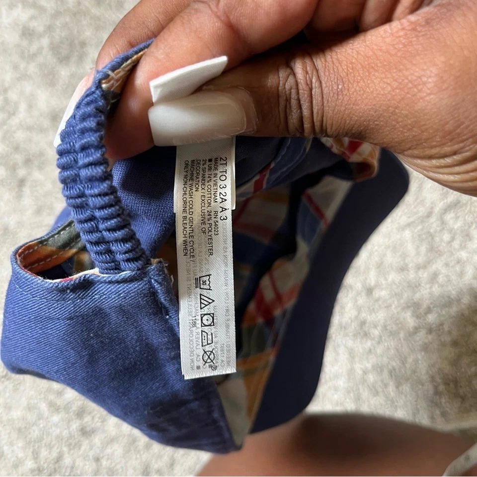 Бейсбольная кепка для мальчиков Janie and Jack Tide Pool синяя собака Winnie опрятная 2T 3T - Изображение 4 из 4