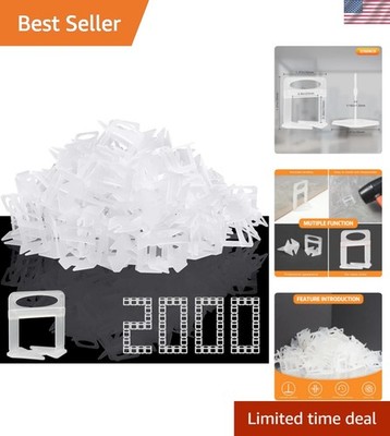 Tile Leveling System, 2000-Piece 1/16'' Tile Spacers Clips Tile Tools, Tile In...