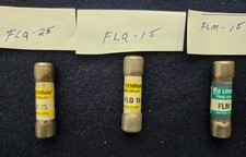 Littelfuse FLQ-25, FLQ-15, FLM-15 Time Delay Midget Fusibles 25Amp, 15Amp
